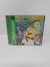 SpongeBob SquarePants: SuperSponge (Sony PlayStation 1, PS1) w/Manual. Tested