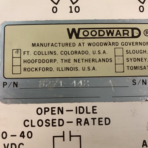 WOODWARD 2301 Load Sharing & Speed Control 8271-442 - Picture 3 of 6