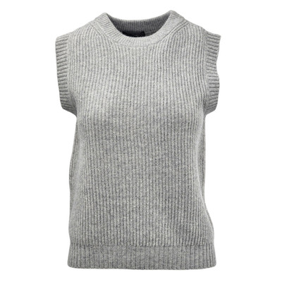 M&S Collection Ribbed Regular Fit Knitted Vest