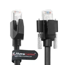 Alvin's Cables GigE Vision Cable Horizontal RJ45 Screw Lock Industrial Ethernet