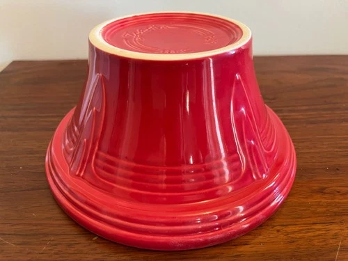 Fiesta Scarlet Red Hostess Art Deco  Serving Bowl Homer Laughlin USA