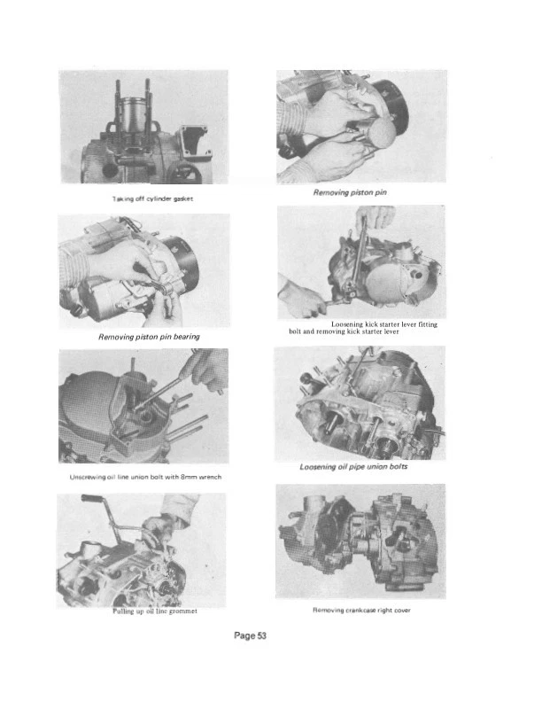 Blazer Honcho TC TS TS Shop Manual TC100 TS100 100 TC90 TS90 TC125 Servicio Foto 2 de 4