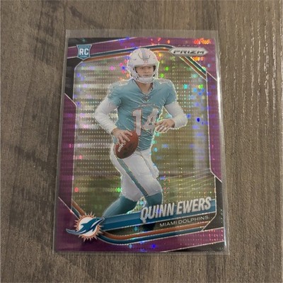 2025 Panini Prizm Quinn Ewers RC #307 Miami Dolphins Purple Prizm NFL