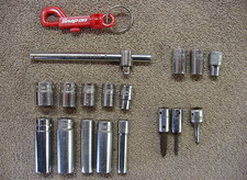 Vntg 16 pc. Snap-On  1/4