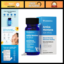 Natural Arnica Montana 30X Tablets for Pain Relief, Bruising  Swelling - 150 Ct