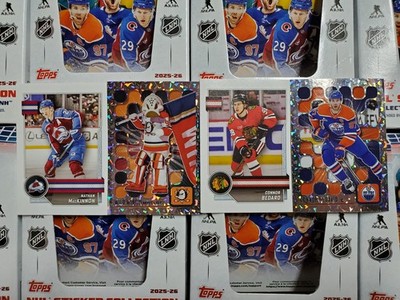 2025-26 Topps NHL Stickers (1-200) Base & Foil COMPLETE YOUR SET - YOU PICK