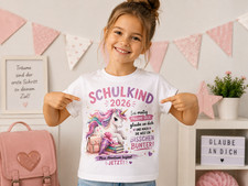 Kinder T-Shirt  Schulkind 2026   Mein Abenteu...