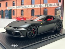 Latest Release BBR 1 18 Ferrari 12 Cilindri Panoramic roof Matt black Ferrari P1