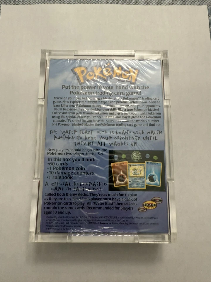 Pokémon TCG Water Blast Jungle Theme Deck Sealed - Wizards of The Coast (1999) - Image 2 of 4