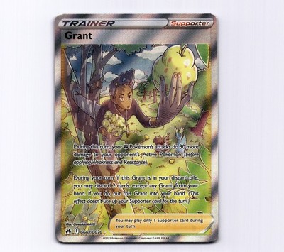 Grant GG62/GG70 Full Art Crown Zenith: Galarian Gallery 2023 Pokemon NM