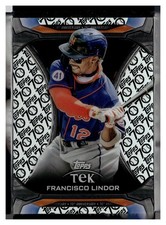 2021 Topps Update #TTA-5 Francisco Lindor Topps Tek 70th Anniversary Box Topper