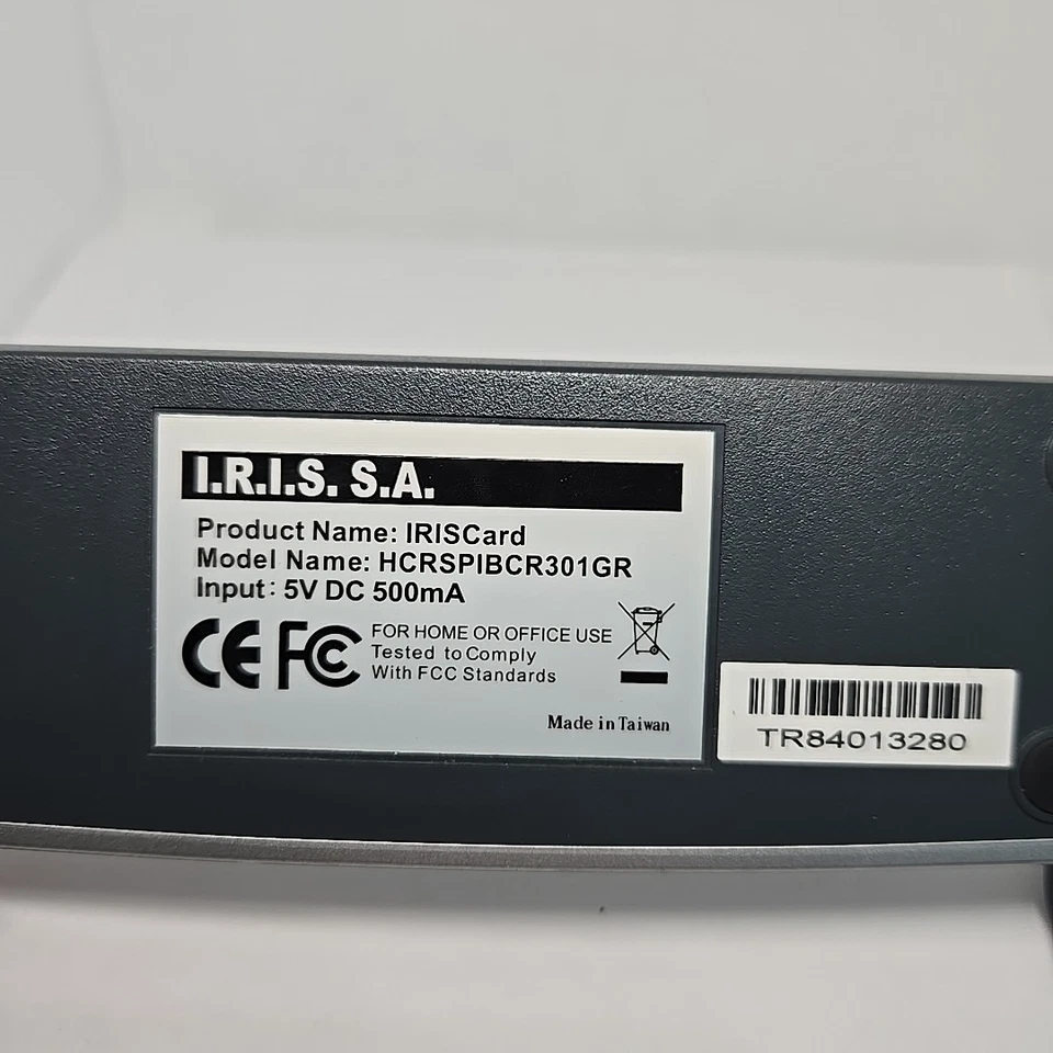 IRISSA IRISCard Pro 4 Business Card Scanner HCRSPIBCR301GR - Image 2 of 2