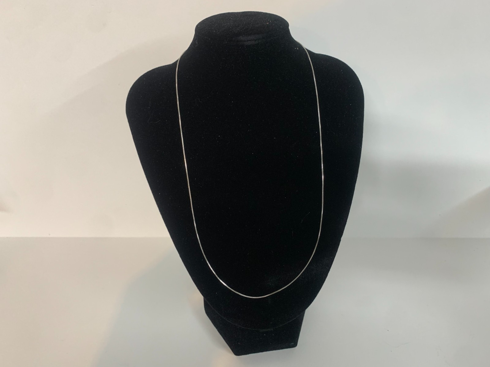 18 '' Solid 925 Sterling Silver (with extension) … - image 1