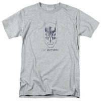 Dc Comics Batman Im Batman Herren T-Shirt Kurzarm Grau Baumwolle