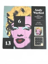 Andy Warhol 2-in-1 Sliding Wood Puzzle