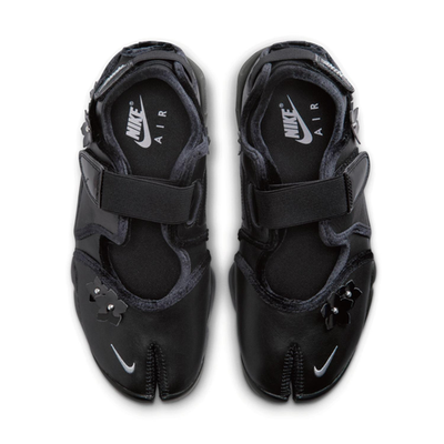 Nike Air Rift FLRT IV5682-001 Black Metallic Silver Women's Size