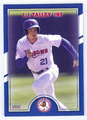2022 Buffalo Bisons (Triple-A Toronto Blue Jays) L.J. Talley