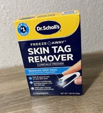 DR. SCHOLL  S Freeze Away Skin Tag Remover Kit FDA-Cleared 8pk Exp: 12/31/2028