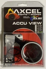 Axcel Accuview AV-Hunter Plus Scope Black Bowhunting 3D Shoots PSE Hoyt Matthews