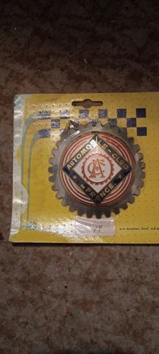 Automobile Le Club de France Sign Bumper Accessory Badge Grille Chrome