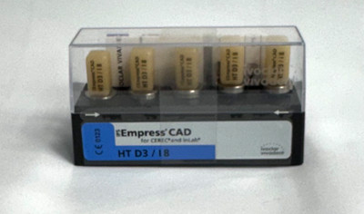 Ivoclar Vivadent IPS Empress CAD, Farbe: HT D3, Größe: I 8;  5 Stück OVP
