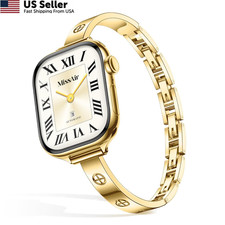 Missair Slim Bands Compatible with Apple Watch 38mm 38 / 40 / 41 / 42mm, Gold