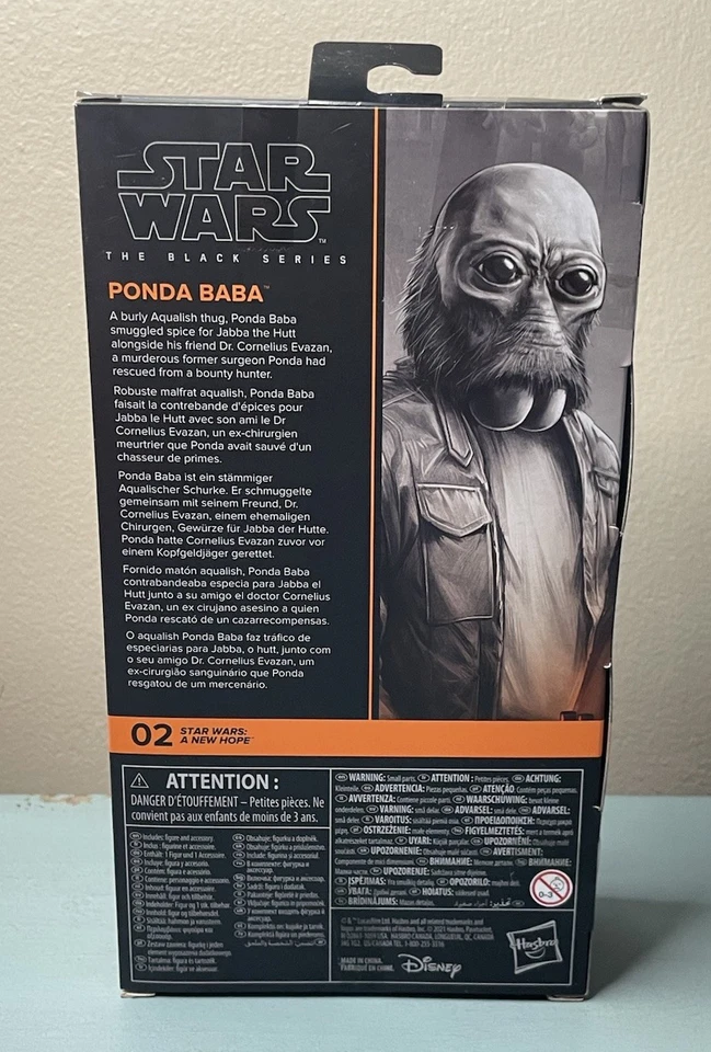Figura Hasbro Star Wars The Black Series #2 2021 - A New Hope - Ponda Baba 6" Foto 2 de 4