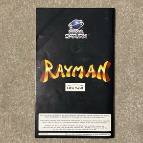 Rayman Sega Saturn Complete PAL