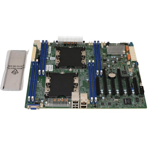 Supermicro X11DPL-i Intel C621 Dual Xeon Scalable LGA-3647 DDR4 ATX Motherboard - Picture 2 of 5