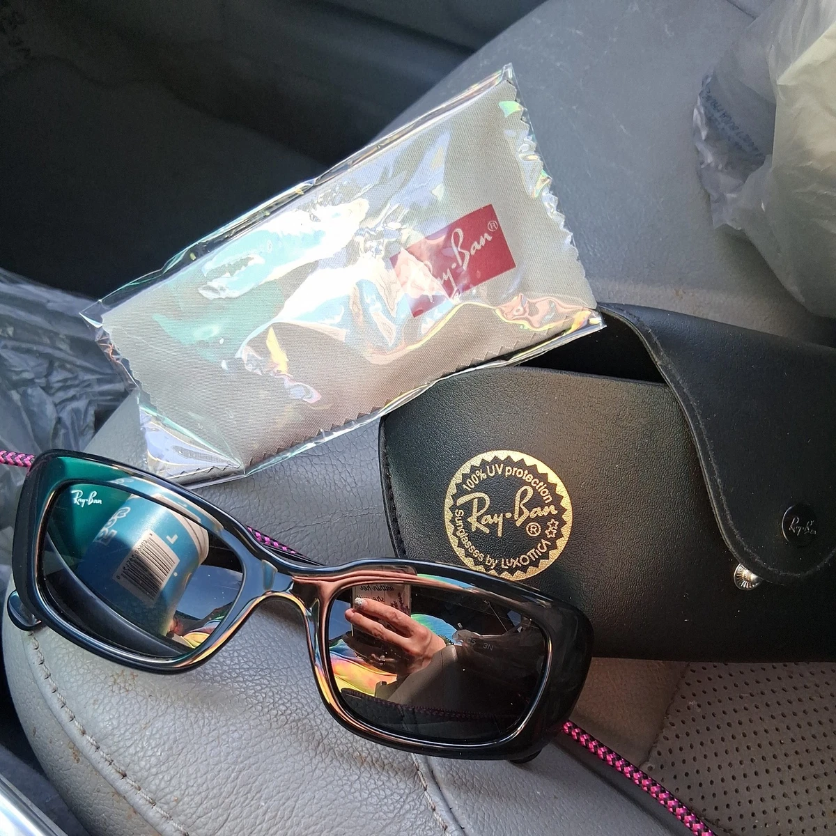 Ray-Ban ▪︎ Ladies Eyeglass/Sunglass Frames ▪︎ No Lenses ▪︎ Gently Used w/Case Ray-Ban Women 41 mm - 50 mm Lens Socket Width Eyeglass  main image 2
