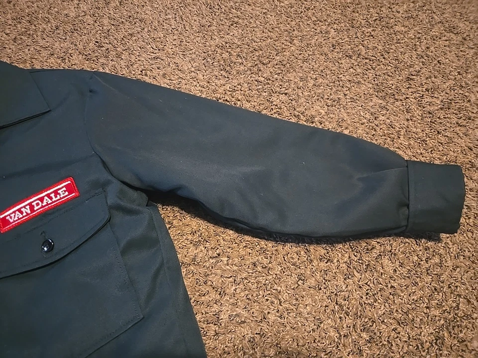 Vintage Size 40 R 1960s-70s Lee Permanent Press Twill Work Jacket Talon Cropped  — 第 3/4 张图片