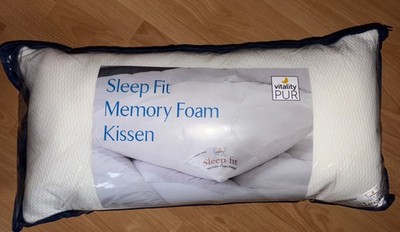 Sleep Fit Memory Foam-Kopfkissen, 40 × 80 cm, neu und OVP