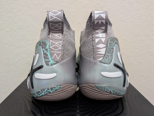 Way of Wade 11 Statue Grey Turquoise Blue Li-Ning Boom (ABAU049-20) size 11 - Picture 8 of 13