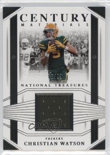 2023 Panini National Treasures Century Materials 76/99 Christian Watson 19l7