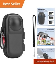 Insta360 X4/X5 Hard Shell Carrying Case   Lightweight  Water-Resistant