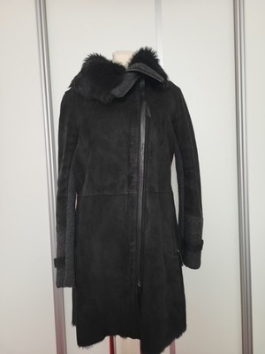 Lammfellmantel Damen Gr.40 Schwarz von Blacky Dress Top Zustand