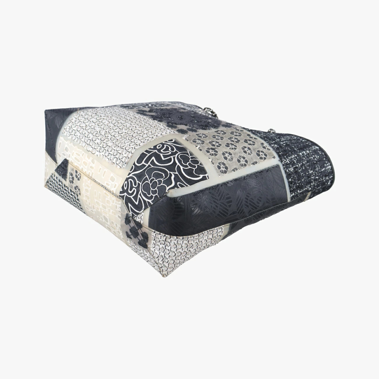 Used CHANEL Patchwork Rubber Multicolor Fabric Vi… - image 6