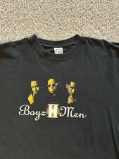 Vintage Boyz II Men World Tour 2005 Concert T-Shirt Black XL Australia Tag