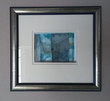 Waltraud Bücheler Stuttgart Original Gemälde Aquarell Bild handsigniert gerahmt