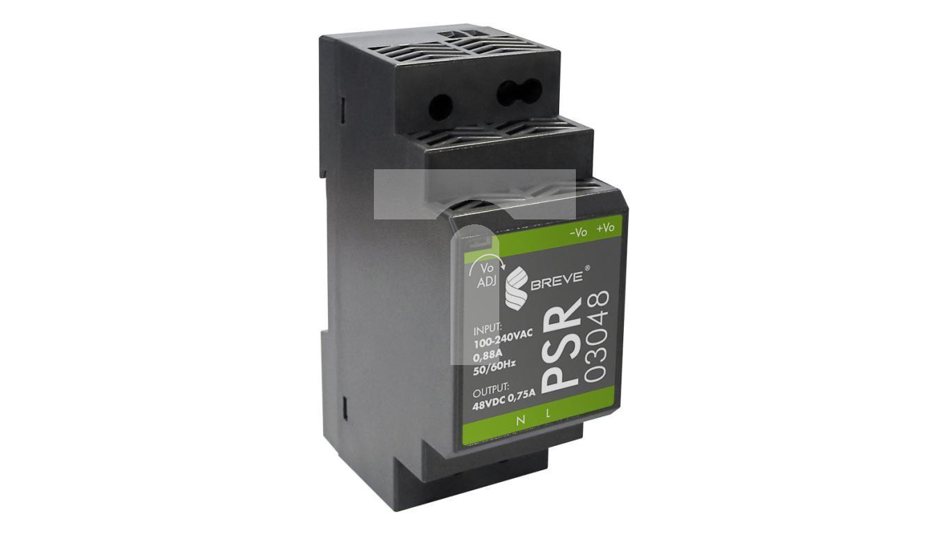 Switching Power Supply PSR 03048 230/48VDC 0.75A 36W Per DIN Rail, Uzas:  /T2UK