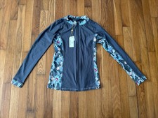 Helen Jon Women's Rash Guard Island Surf Shirt Rhapsody UPF50 Sunscreen Size XS