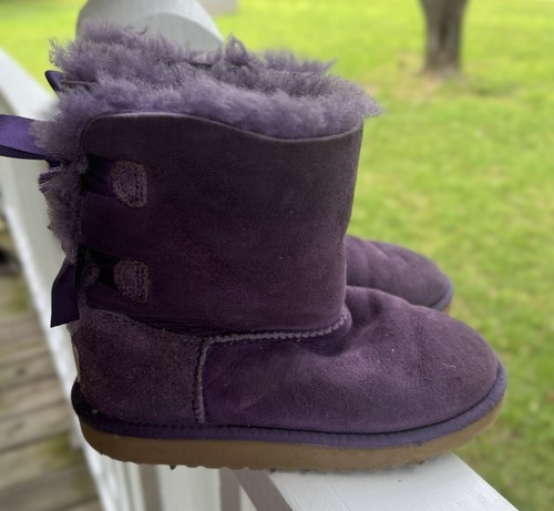 UGG Australia lila Bailey Stiefel Kinder Größe 13