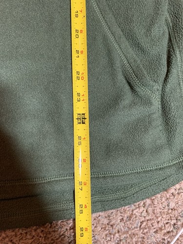 Marine Corps Polartec Fleece Pullover 1/2 Zip Mens Medium Green Peckham - Picture 5 of 6