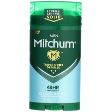6 Pack Mitchum Men Antiperspirant, Clean Control, 2.7 oz