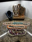 30 VINTAGE 80’s Necklace LOT Estate COSTUME JEWELRY