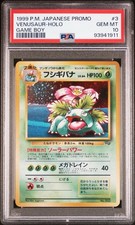 FedEx: PSA10 1999 Pokemon Japanese Game Boy Promo Venusaur Holo #3 Classic