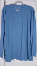 Anetik Premium Performance L/S Shirt Men 2XL Blue UPF 30 Fishing Hiking Outdoor