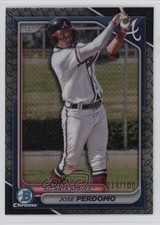2024 Bowman Draft Chrome Steel Metal Refractor 14/100 Jose Perdomo #BDC-200 1o1b