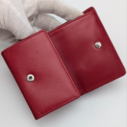 Vivienne Westwood Tri-fold Wallet Red Mini Wallet Compact Wallet - Picture 5 of 15