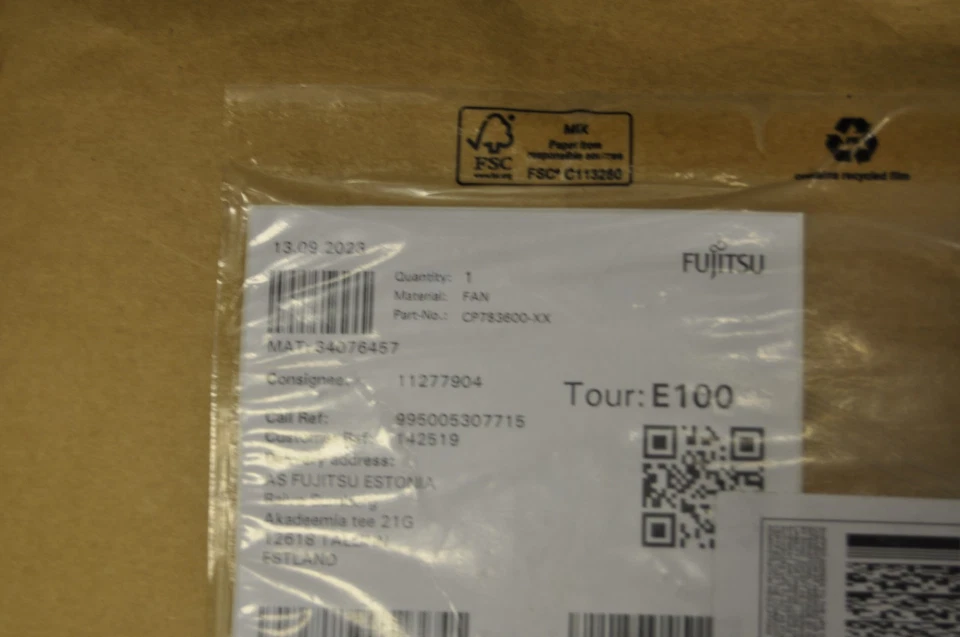 Fujitsu LifeBook U7310 U7511 U7411 U7311 Fan cp783600-xx - Image 2 of 3